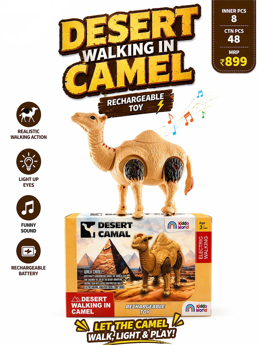 Desert Walking Camel
